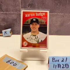 2021 Topps Aaron Judge サイン NEW YORK YANKEES White Refractor カード