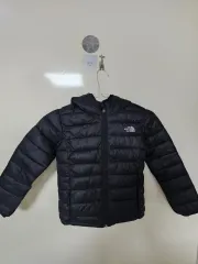 THE NORTH FACE ザノースフェイス 子供用 ダウン ブラック そう丈 41.5 가단 36