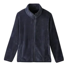 【人気商品】L ﾈｲﾋﾞｰ 暖か毛布のｼﾞｯﾌﾟｼﾞｬｹｯﾄ