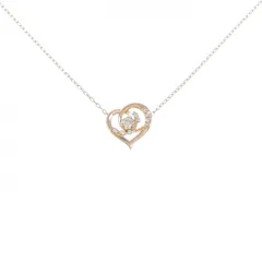 4゜C ハート ダイヤモンド ネックレス