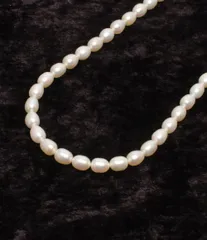 ネックレス 淡水パール 7mm レディース