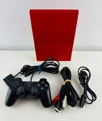 PS2 シナバーレッド 本体 プレステ2 SCPH 90000ソニー