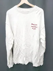 ◇ ⊇ onetome　ワントゥーミー オーバーサイズ 長袖 トレーナー サイズXL ホワイト系 レディース P  【1410160017340】