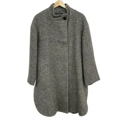 United Arrows GREEN LABEL RELAXING(ユナイテッドアローズ グリーンレーベル) コート レディース - グレー×白 長袖/冬