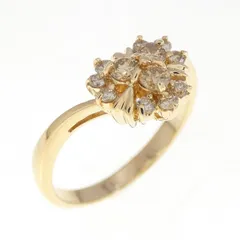 K18YG ダイヤモンド リング 0.31CT