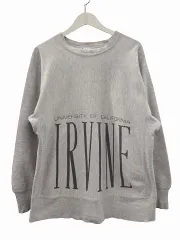 チャンピオン CHAMPION 80s トリコタグ リバースウィーブ スウェット カレッジ ブルーステッチ L USA製 グレー