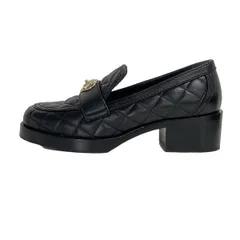 シャネル　CHANEL ローファー　ヒール　ハート　マトラッセ　キルティング シャネル CHANEL ローファー ヒール ハート マトラッセ キルティング