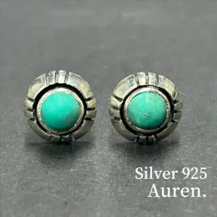 新品未使用 Silver925 ターコイズ スタッド ピアス インディアンジュエリー 両耳用 シルバー925 スターリングシルバー メンズ レディース ユニセックス アクセサリー
