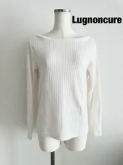 Lugnoncure　ルノンキュール　カットソー　F（フリー）　オフホワイト　シンプル　長袖　大人　綺麗め　可愛い　送料込み　6461481のサムネイル