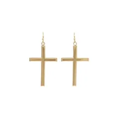 K18YG クロス ピアス