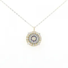 K18YG サファイヤ ネックレス 0.41CT