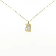 廃盤レア⭐︎hum ハム ネックレス ダブルミルグレイン 1粒ダイヤ