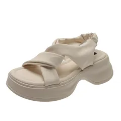 【在庫セール】歩きやすい 【2025改良 レディース 】 スポーツサンダル 疲れない ヒール スリッポン 美脚 厚底サンダル きれいめ 軽量 [Icyrain] おしゃれ 人気