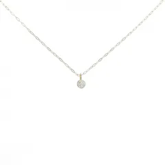 アガット ダイヤモンド ネックレス 0.1CT