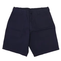 TENDERLOIN テンダーロイン T-HERRINGBONE SHORTS ヘリンボーン ベイカー ショーツ ハーフパンツ ネイビー M【美品】【中古】のサムネイル