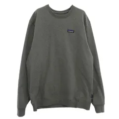 patagonia パタゴニア 20AW 39543 P-6 LABEL UPRISAL CREW SWEATSHIRT ロゴ クルーネック スウェット トレーナー グレー系 XL【中古】