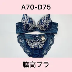 sanei/サンエイ/10613NV/ブラショーツセット/ネイビー/脇高ブラ/A70,A75,B70,B75,C70,C75,D70,D75