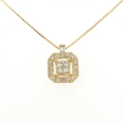 K18YG ダイヤモンド ネックレス 0.35CT
