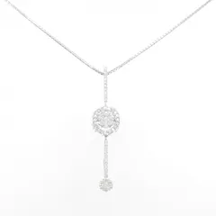 K18WG 2WAY ダイヤモンド ネックレス 0.70CT