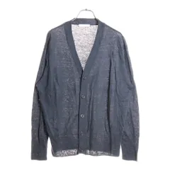 MACPHEE (マカフィ) 22SS リネン ニットカーディガン グレー レディース 12-02-12-02501