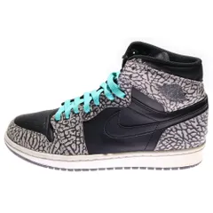 NIKE (ナイキ) AIR JORDAN 1 RETRO HIGH UN SUPREME エアジョーダン1 レトロ アン シュプリーム ハイカットスニーカー ブラック/グレー US8.5/26.5cm 839115-013