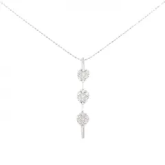K18WG 2WAY ダイヤモンド ネックレス 0.50CT