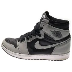 NIKE (ナイキ) AIR JORDAN 1 RETRO HIGH OG SHADOW 2.0 エアジョーダン1 シャドウ 2.0 ハイカットスニーカー グレー/ブラック US10/28cm 555088-035