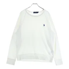 POLO RALPH LAUREN (ポロラルフローレン) PONY RAGLAN L/S TEE ポニー刺繍ラグラン長袖カットソー 長袖Tシャツ ロングスリーブカットソー ロンT ホワイト 710644952011