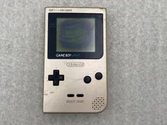 Nintendo ゲームボーイライト　本体　ゴールド　ジャンク品
