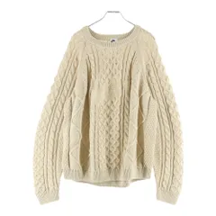 NIKE (ナイキ) AS M NL CABLE KNIT SWEATER クルーネック ケーブル 長袖ニット セーター ベージュ DQ5177-206