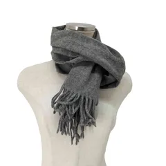 ポロラルフローレン POLO RALPH LAUREN スコットランド製 ラムウール100 マフラー メンズ ONE SIZE 