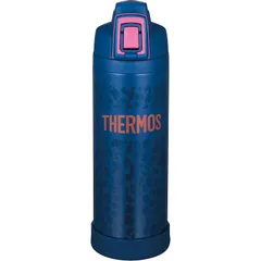 サーモス 水筒 真空断熱スポーツボトル ストラップ付き 1L ネイビーピンク 保冷専用 FJI-1001 NV-P 1