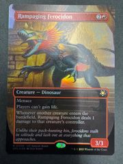 MTG 君臨するもの、インドミナ・レックス 英語 ボーダーレス LCI REX