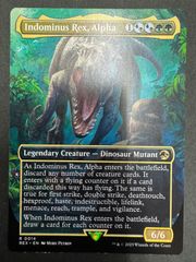 MTG 君臨するもの、インドミナ・レックス 英語 ボーダーレス LCI REX