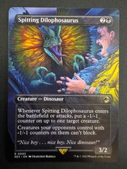 MTG 君臨するもの、インドミナ・レックス 英語 ボーダーレス LCI REX