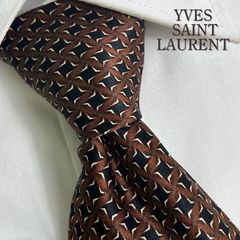 ✨極美品✨Yves saint Laurent ネクタイ 手裏剣柄 ネイビー - メルカリ