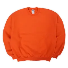 ジャージーズ JERZEES 未使用 デッドストック 00s 2000年代 ブランクスウェット 無地 NU BREND 旧タグ RUSSELL ラッセル USA ヴィンテージ 古着 メンズ トレーナー オレンジ XL【中古】