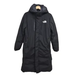 THE NORTH FACE ザノースフェイス ブラック ダウンジャケット ロング丈