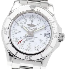 ブライトリング BREITLING A17312 スーパーオーシャンII 36 デイト 自動巻き レディース 良品 箱・保証書付き_922193のサムネイル