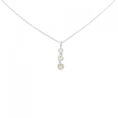 K18WG ダイヤモンド ネックレス 0.53CT