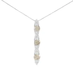 K18WG ダイヤモンド ネックレス 1.52CT