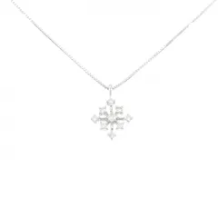 K18WG ダイヤモンド ネックレス 0.10CT