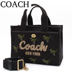 【美品✨】coach コーチ レキシー トートバッグ シグネチャー pvcレザー COACH コーチ レキシー トートバッグ シグネチャー タイガー 恐竜