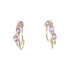 K14YG サファイヤ ピアス 1.00CT