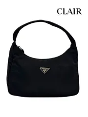 プラダ アクセサリーポーチ ハンドバッグ ナイロン レディース 黒 ブラック ミニバッグ PRADA