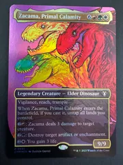 MTG 原初の災厄、ザカマ　英語　foil ボーダーレス　CMM 統率者マスターズ　EDH