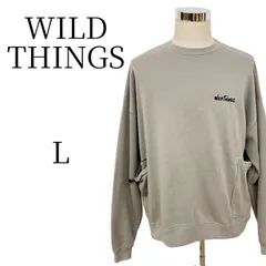 ★美品 WILD THINGS ワイルドシングス グレー系 トレーナー・スウェット L HMR104-32のサムネイル