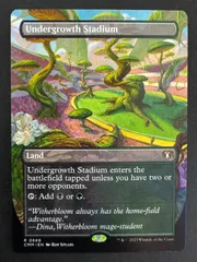 MTG 下生えの競技場　英語　ボーダーレス　CMM 統率者マスターズ　EDH