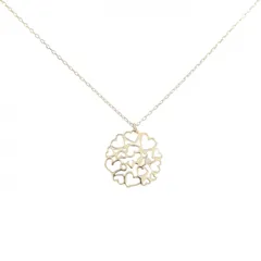 4゜C ハート ダイヤモンド ネックレス