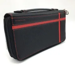 12411 CASTELBAJAC カステルバジャック レザー ラウンドファスナー 長財布 ウォレット オーガナイザー ブラック 本革